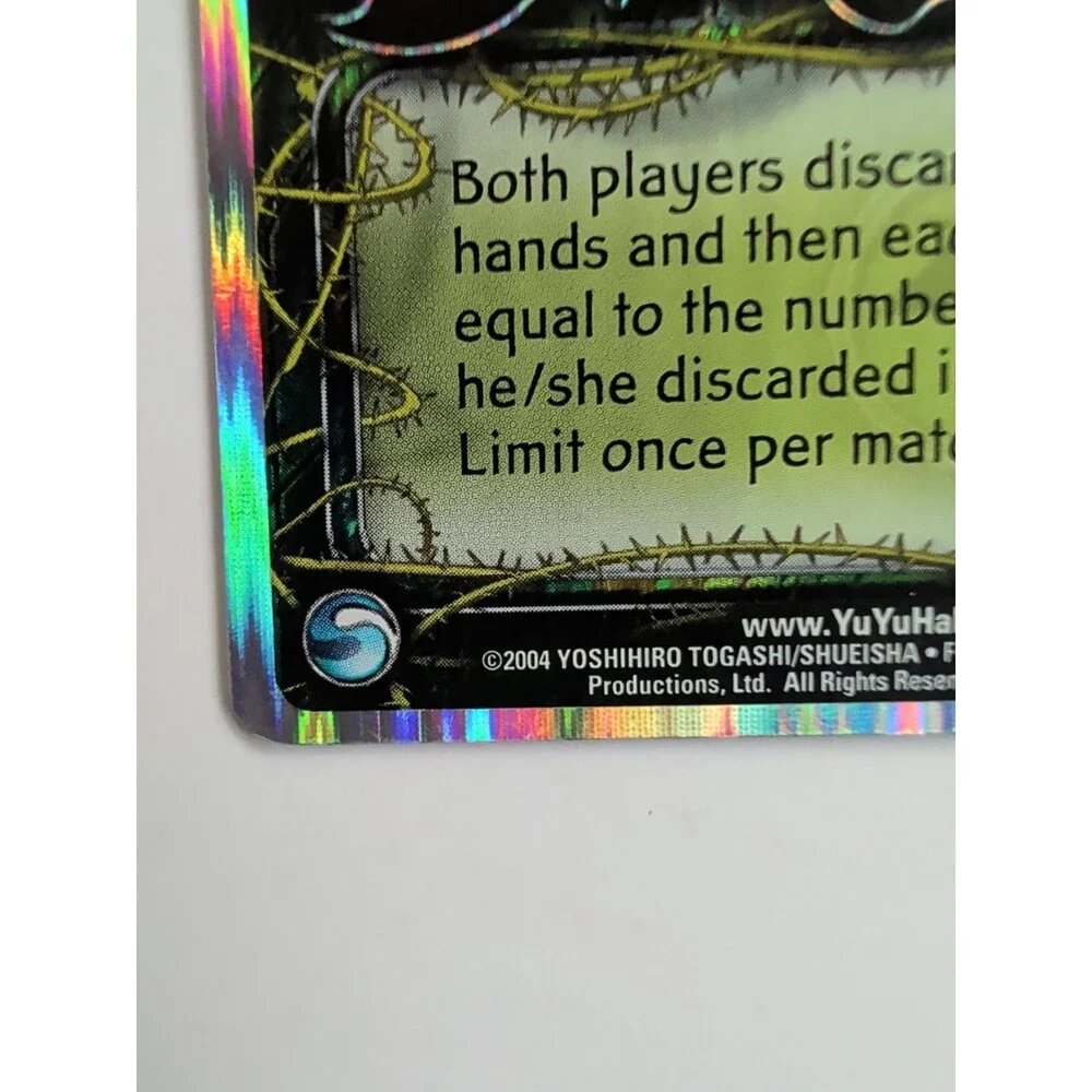 YuYu Hakusho TCG Reincarnation U10 Ultra Rare Dark Tournament Kurama Holo 2004